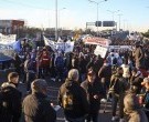 Puente La Noria: trabajadores de La Salada realizaron un corte total